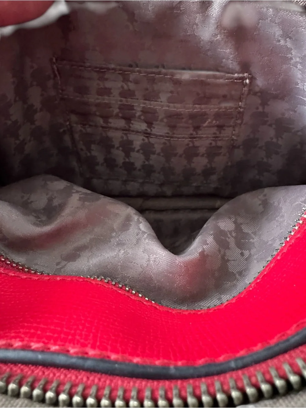 red Karl Lagerfeld Paris Maybelle Crossbody Bag